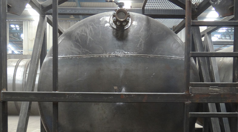 Recipientes sujetos a presión de acero