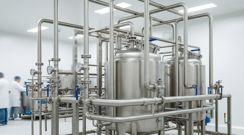 Tuberías sanitarias de acero inoxidable para la industria